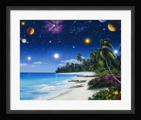 Framed Celestial Shores Print