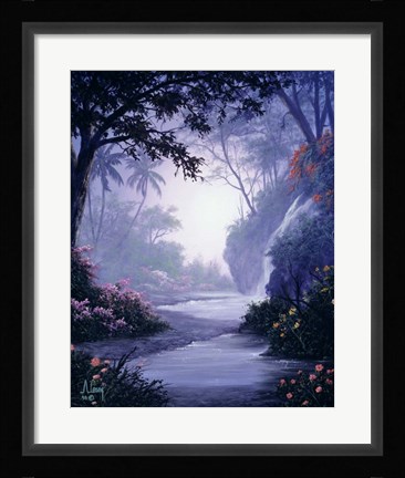 Framed Lavendar Glow Print