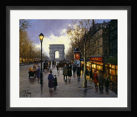 Framed Paris Charm Print