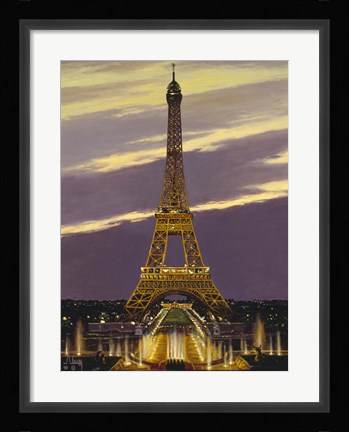 Framed Eiffel Print