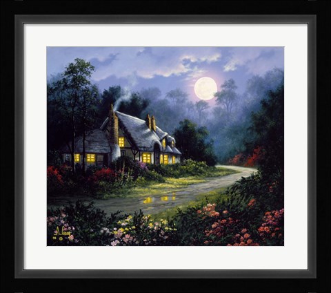 Framed Home for the Night Print