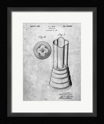 Framed Drink Mixer Patent Print