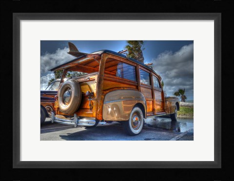 Framed By the Beach Print