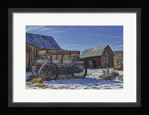 Framed Winter Snow Print