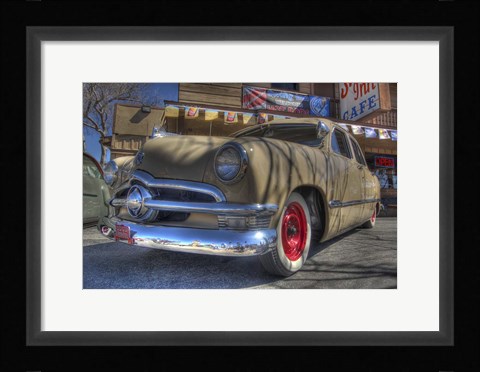 Framed Reflections in the Chrome Print