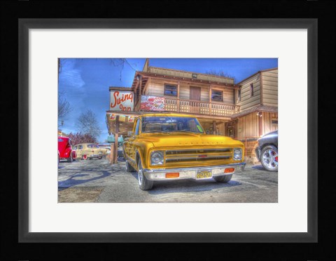 Framed Yellow Pick Up Print