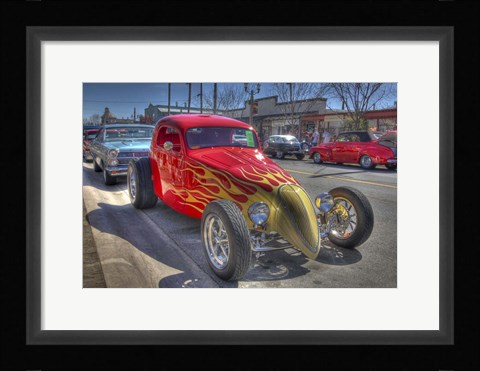 Framed Hot Wheels Print