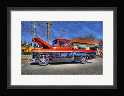 Framed Under the Hood Print