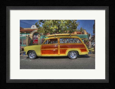 Framed Surfing Print