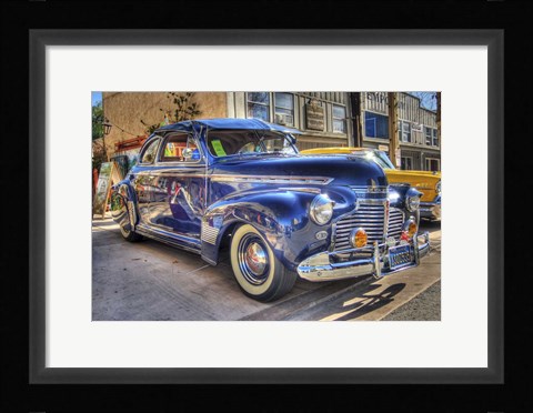 Framed Royal Blue Print