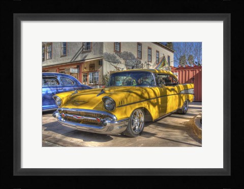 Framed Yellow Ride Print