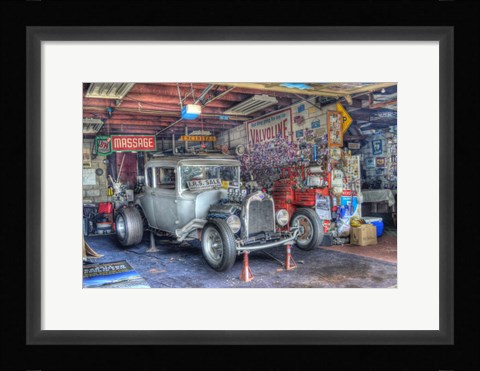 Framed Olsens Garage Print