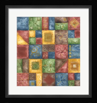 Framed Checkered Print