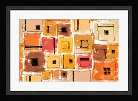 Framed Black Centers Print