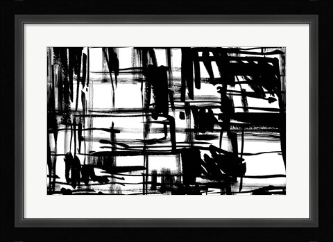 Framed Black and White Print