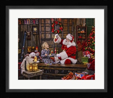 Framed Ivey Boy Magic Paint Print