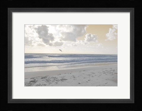 Framed Serene Sea I Print