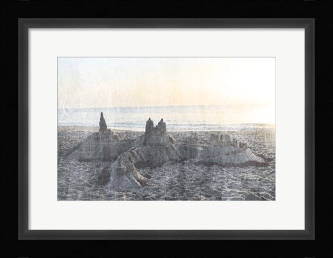 Framed Sand Castle II Print
