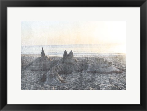 Framed Sand Castle II Print