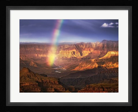 Framed Canyon View IV Print