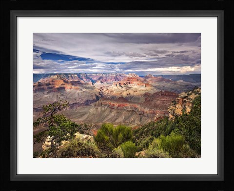 Framed Canyon View VI Print