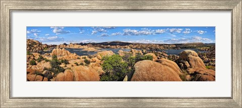 Framed Lake Canyon View V Print