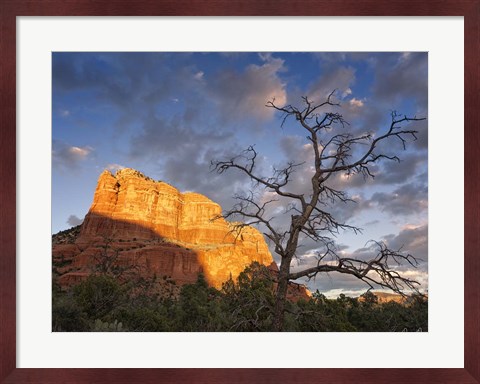 Framed Sunset in the Desert II Print