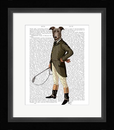 Framed Greyhound Rider Print