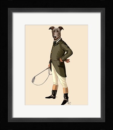 Framed Greyhound Rider Print