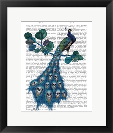 Framed Peacock Soul Gatherer Print