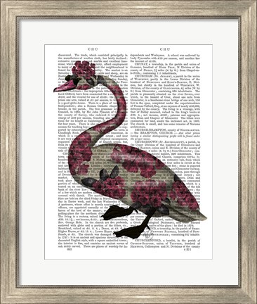 Framed Azalea Swan Print