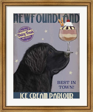 Framed Newfoundland Ice Cream Print