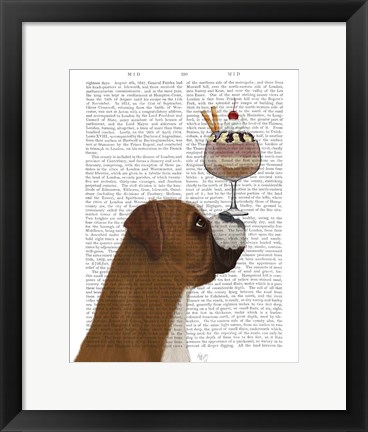 Framed Boxer Ice Cream Print