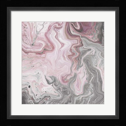 Framed Blush Minerals I Print