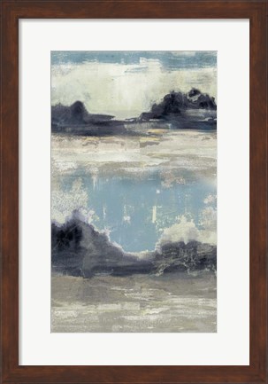 Framed Peaceful Mountain III Print