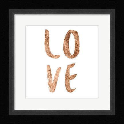 Framed Love Quotes III Print