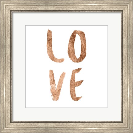 Framed Love Quotes III Print
