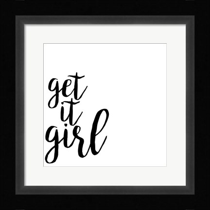 Framed Power Quotes IV Print