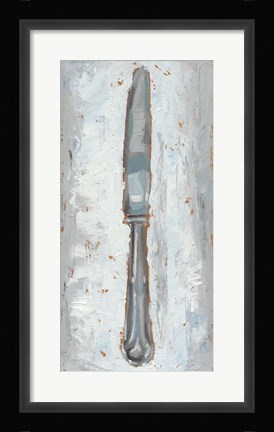 Framed Impressionist Flatware III Print