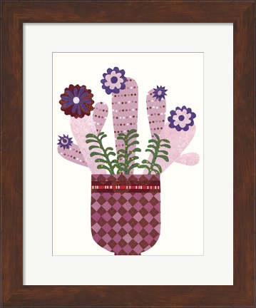 Framed Cheerful Succulent III Print