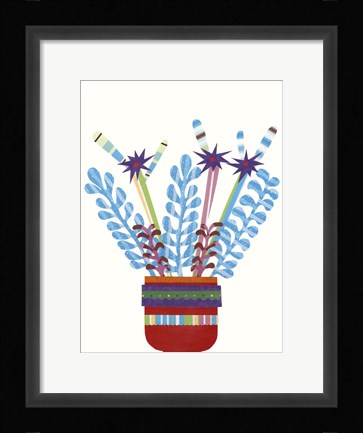 Framed Cheerful Succulent IV Print