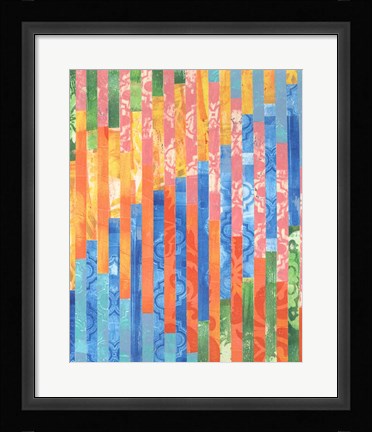 Framed Quilted Monoprints V Print