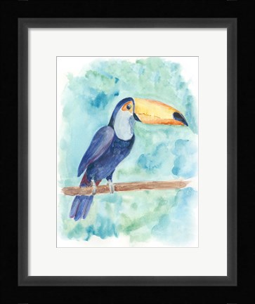 Framed Sweet Tropical Bird I Print
