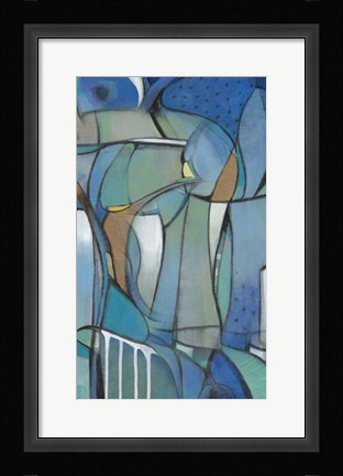 Framed Rose Bud I Print