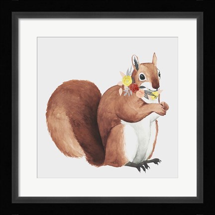 Framed Flower Crown Forester II Print