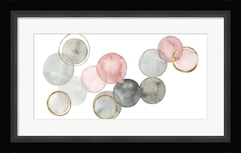 Framed Gilded Spheres II Print