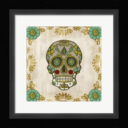 Framed Day of the Dead I Print