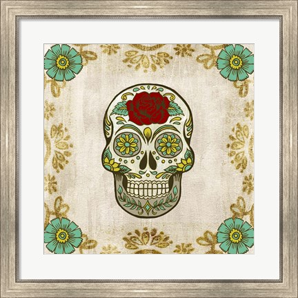 Framed Day of the Dead III Print