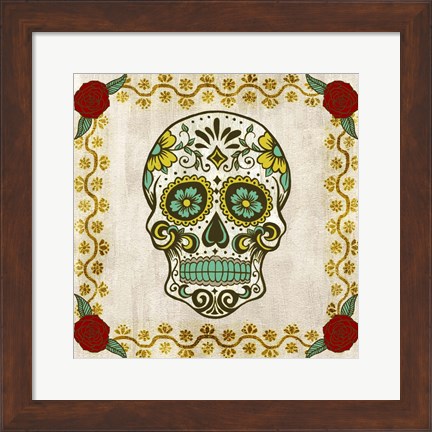 Framed Day of the Dead IV Print