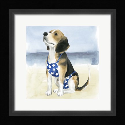 Framed Hot Dog II Print